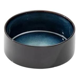 Havniva Ceramic 7.3inch Dog Bowl, Food and Water Bowl for Medium Breed Dog, Pet Feeder for Replacement (Single Bowl, Starry Sky)