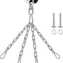 Eapele Heavy Bag Hanger, Punching Bag Mount for Ceiling 360 Swivel Wood Beam Holder for Boxing Bag, Heavy Bag, Gym Punching Bag, Speed Bag, Aerial Yoga Swing, Gymnastic Rings, Sandbag, Hammock