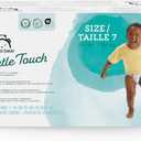 Amazon Brand - Mama Bear Gentle Touch Baby Diapers, Size 7, 80 Count (4 packs of 20), Skin Safe, 12 Hours Protection, Wetness Indicator, Stretchy Waistband