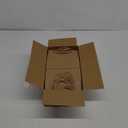 RACETOP 50 Pack Kraft Small Paper Bags with Handles Bulk, 5.8"x3.2"x8.25" Brown Gift Bags for Retail, Shopping, Birthday Parties, Mini Bag for Business, Goodies