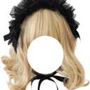 Lolita Accessories Lace Lolita Headband Hair Accessories Maid Headdress for Cosplay Party