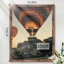 20x26 Picture Frame, Classic Brown 20 x 26 Poster Frame for Horizontal or Vertical Wall Mounting, 1 Pack
