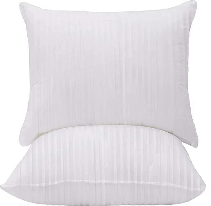 Hotel Quality Bed Pillows for Sleeping 2 Pack Standard Size Set of 2 100% Cotton
