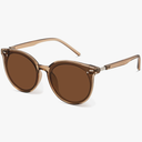 Livho Polarized Sunglasses, Retro & Oversized Shades for Women with Round Lenses