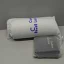 Cushion Lab Travel Deep Sleep Pillow  Compact Memory Foam Neck Pillow for Sleeping, Portable Pillow for Hotels, Camping, Side & Back Sleepers, On-The-Go  Black