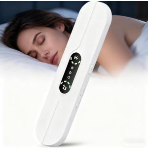 Pillow Speakers for Sleeping,Portable Bluetooth Speaker with Bone Conduction, 10 White Noises, Display, Volume Control, TF Card Support & Timer Function