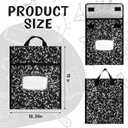 Teling Book Pouches for Classroom Composition Book Bags Bulk Waterproof Reading Bag with Name Tag for Store School Work, 24 Pack