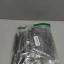 Youyole 90 pcs Hair Styling Set:30 Teasing Brushes, 30 Rat Tail Combs, 30 Edge Brushes for Women, Babies, and Kids(Black)