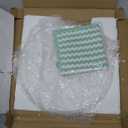 9.6" Microwave Plate Replacement for Panasonic Microwave Glass Plate F06016D00XN, A06015G10XN and More 9.6" Small Microwave Glass Turntable Tray to Fit Y Coupler with 11/16" in Diameter