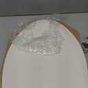 Bemis 1500EC Durable Wood Toilet Seat with Easy Clean Hinges, Made in USA, Elongated, Biscuit