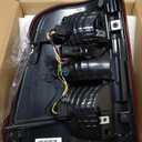 calisay Tail Light Compatible with 2025-2026 RAM 1500 Rear Reverse Brake Lamp Black Housing Taillights Replacement for OEM#68531046AA 68531046AB Halogen Type w/o Blind Spot Detection Right Side