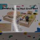 Montessori Toddler Toys - Baby Wooden Busy Board - Sensory Toys with Light Switch - Travel Toys for Educational Toddler Activities for Toddlers 1 2 3 4+ Year Old