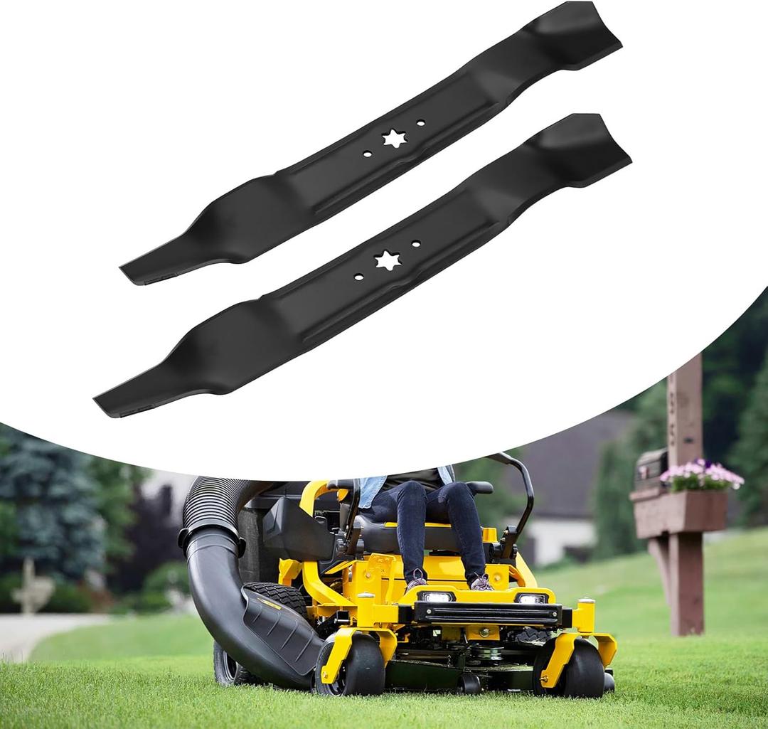 ELITEWILL 742-0616A Lawn Mower Blades High Lift Fit for MTD Cub Cadet Troy-Bilt Mowers with 42" Deck Replace OEM 742-04126 742-0616 942-0616