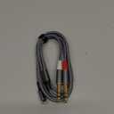 10FT Dual 1/4" Stereo Audio Cable Compatible with Lightning to Dual 6.35mm Stereo Y Splitter for i-Phone14/13/12 i-Pad, Amplifier, Speaker, Mixing Console Note: NOT Applicable to Recording