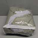 Sage Green Pinch Pleated Linen Blackout Curtains 90 Inches Long for Living Room Bedroom 100% Blackout Drapes with Pinch Pleat Hooks Rings Soundproof Double Layer Room Darkening Window Treatments (40"W x 90"L (Pack of 2))