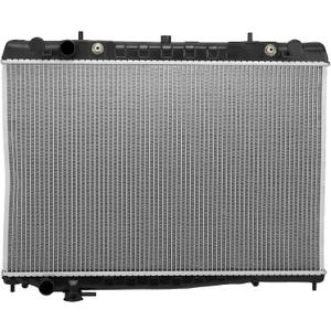 BDFHYK CU2215 Aluminum Radiator Compatible with Nissan Frontier 1998-2004 2006-2015, Compatible with Nissan Frontier 1999-2004, Compatible with Nissan Xterra 2000-2004 2.4L l4/3.3L V6 Replace 8012215