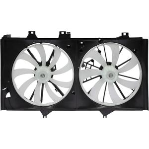 SCITOO 620-594 Electric Radiator Condenser Engine Dual Cooling Fan Fit for 2013-2018 for Toyota for Avalon 2012-2017 for Toyota for Camry