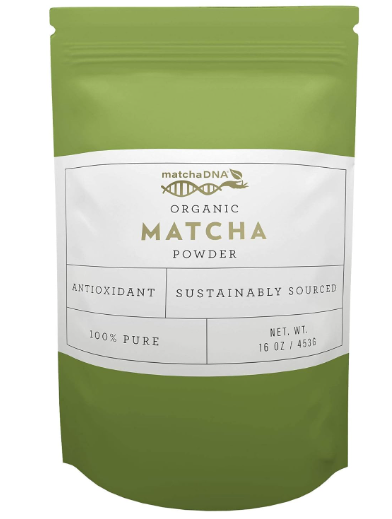 MatchaDNA Organic Culinary Matcha Green Tea Powder 16 oz