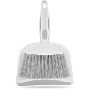 Dust pan, Mini Dustpan and Brush Set, Small Broom and Dustpan Set, Small Hand Broom and dust pan Set, Whisk Broom, Dust pan and Brush for Desk, Table, Home, Kitchen Necessities (Gray) (1pcs)