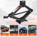 Scissor Car Jack 2 Ton (4409 lbs) Tire Changing Kit with Lug Wrench - Emergency Kit for Car, SUV, MPV