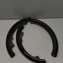 1/2PCS Laser Perforated Steering Wheel Cover, Microfiber Leather and Silicone Non-Slip Grip(1pcs Yellow)