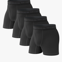 Pair of Thieves Soft Cotton Boxer Briefs for Men Pack (4 Pack) - Tagless Mens Underwear for All-Day Comfort and Support, L