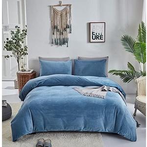 Sherpa Weighted Blanket Velvet Blue Comforter Warm Size 60"x80"