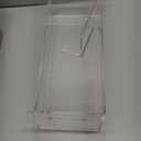 Acrylic Tray 15x10 with Cut Handles - Spill Proof Decorative Tray is an Ideal Countertop Organizer for Living Rooms, Ottoman Coffee Tables, Offices, Kitchens & Serving Guests