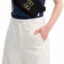 Uygafly Father's Day Gift - Personalized Crossbody Bag | Black
