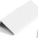 Rergy 10 Pack 3 INCH Cabinet Pulls White Finger Pulls, White Edge Pulls for Cabinet Kitchen Cabinet Edge Pulls, 76mm Cabinet Finger Pulls