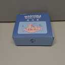 CNAOA Washable Pee Pads for Dogs 2 Pack 24x24 in - 5 Layer Reusable Puppy Pads, Super Absorbent, Waterproof, Leak Proof Non-Slip Training and Whelping Pet Pee Pads for Crate, Playpen, Potty