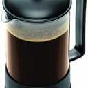 Bodum 51oz Brazil French Press Coffee Maker, High-Heat Borosilicate Glass, Black - Made in Portugal