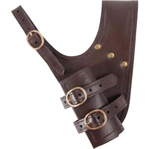 Sword Frog Sword Holster Sword Sheath Dagger for Warrior Pirate Cosplay LARP Renaissance Accessory Rapier Sword Holster (Dark Brown)