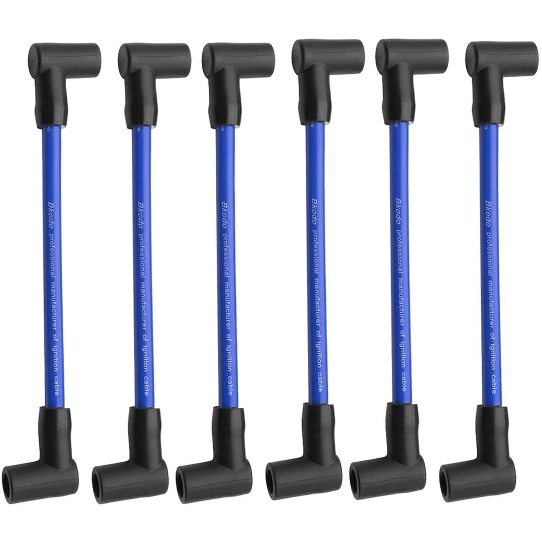 6 Pcs Spark Plug Wire 6" High Performance Premium Marine Replacement for Evinrude OMC Johnson Spark Plug Wire Leads Set Sierra Boating Accessories Replace 18-8816-1 ZF478V