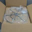 Surpars House Crystal Floor Lamp, Elegant Rain Lamp, Modern Lava Lamp for Living Room, Bedroom, Girls Room, Silver Chrome