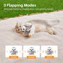 Potaroma Flapping Owl Cat Toys (No Flying), Lifelike Bird Chirp, Rechargeable Touch Activated Kitten Toy, Interactive Catnip Kicker Exercise Toys 4.0" for All Breeds