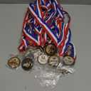 Ecation 24 Pcs 2'' Appreciation Award Medals Thank You Medals Employee Gifts Bulk with Red White Blue Neck Ribbon Office Party Awards Team Appreciation Present for Employee Colleague Retirement