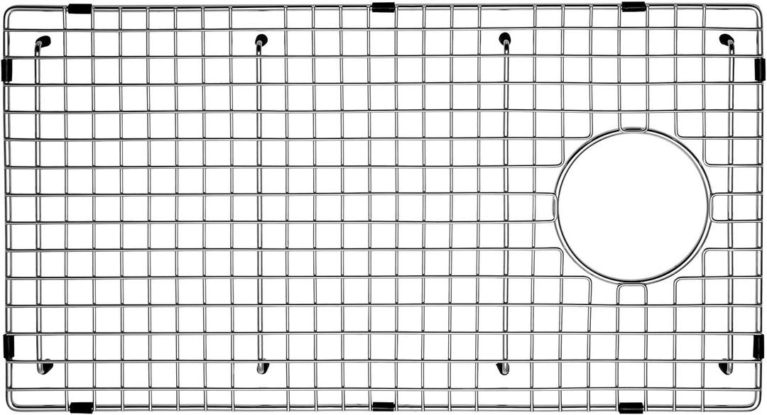 Serene Valley Sink Bottom Grid 26-15/16" X 14-1/16", Side Drain with Corner Radius 3/8",NDG2714S