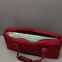 ZGME American Mahjong Set,166 White Tiles with Red Bag and Accessories,4 All-in-One Mahjong Racks with Pushers, Complete Western Mahjong Set