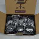 Office Chair Wheels 2" Desk Chair Caster Wheels Smooth Roller Style Quiet for Carpet and Hardwood Floors Universal Fit 11x22 mm Set of 5 Black