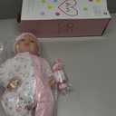Aori Lifelike Reborn Baby Dolls - 18'' Realistic Newborn Girl Handmade Baby Doll with Pink Outfit & Birth Certificate - Weighted Body for Role Play, Gift for Kids Ages 3+