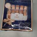 Conair Double Ceramic Hot Rollers for Long, Medium, and All Hair - Hair Curler - Hair Roller Clips Included - 1/2 inch, 3/4 inch, and 1 inch Rollers (20 Piece Set, Tan)