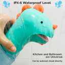 Dinosaur Automatic Soap Dispenser, Auto Foaming Touchless Hand Soap Dispenser for Kids, IPX6 Waterproof Cute Foam Sanitizer Dispenser for Bathroom Countertop, 8.7oz/250ML (Battery Type)