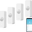 WiFi Motion Sensor, Smart Motion Detector for Home Security, Wireless Motion Sensor App Remote Monitor, Voice Command Compatible with Alexa. 4 Pack