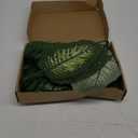 80 Pieces 4 Kinds Artificial Palm Leaves with Stems Faux Monstera Leaves Tropical Plant Simulation Safari Leaves for Tropical Leaves Decorations Beach Birthday Jungle Hawaiian Luau Party