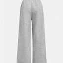 RoseSeek 2 Pack Girl's Sweatpants Wide Leg Elastic Waist Pants with Pockets Baggy Joggers Track Pants Trendy 12Y