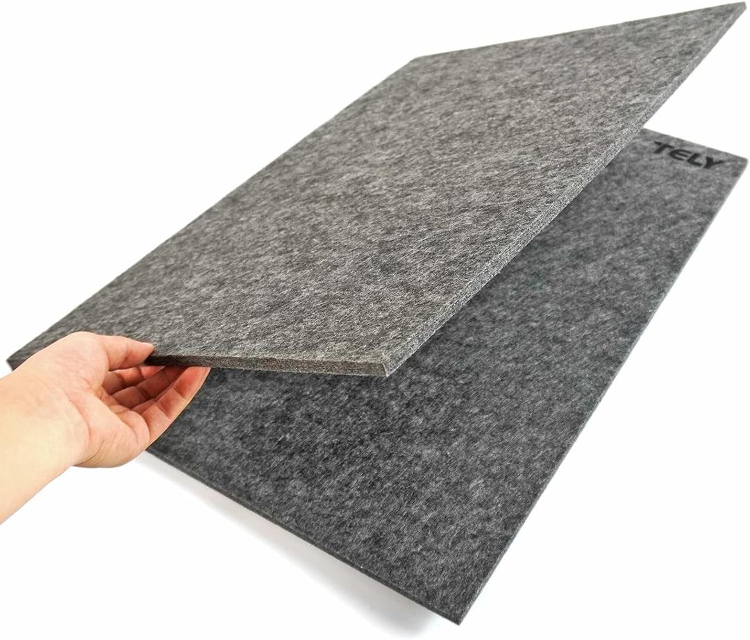 TELY Foldaway Puzzle Board Felt Mat for up to 1000 Pieces of Jigsaw Puzzle, Foldable for Easy Storage, Portable Puzzle Pad, (Black/9mm Thickness) (Large)