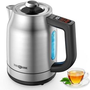 Electric Kettle Temperature Control, 1.7L 1500W Electric Tea Kettle with 13 Temperature Settings, Strix Thermostat, LED Display&Touch Control, Auto Shut-Off Protection, Boil Dry Protection