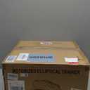 Putnen Under Desk Elliptical Machine, Electric Elliptical Leg Exerciser for Seniors with 12 Adjustable, Portable Quiet Elliptical Exercise Machine, Seated Pedal Exerciser with Remote Control (Orange)