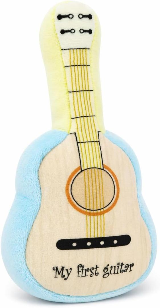 June Garden 7" My First Guitar - Musical Soft Plush Toy - Gift for Infants and Toddlers